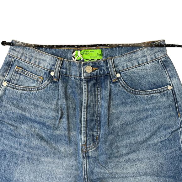 Free People Light Blue Straight Leg Jeans - Picture 9 of 9